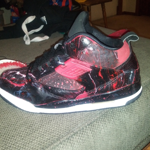 Custom Jordan flight 45s - Picture 2 of 8